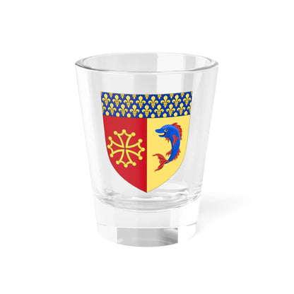 Blason département Hautes-Alpes (France) (Coat of Arms) Shot Glass 1.5oz 1.5oz - Go Mug Yourself