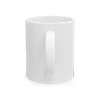 Blason-drapeau jozsefvaros (Hungary) White Coffee Mug - Go Mug Yourself