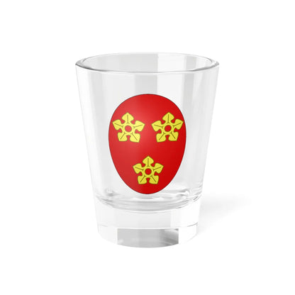 Blason Drogenbos (Belgium) (Coat of Arms) Shot Glass 1.5oz 1.5oz - Go Mug Yourself