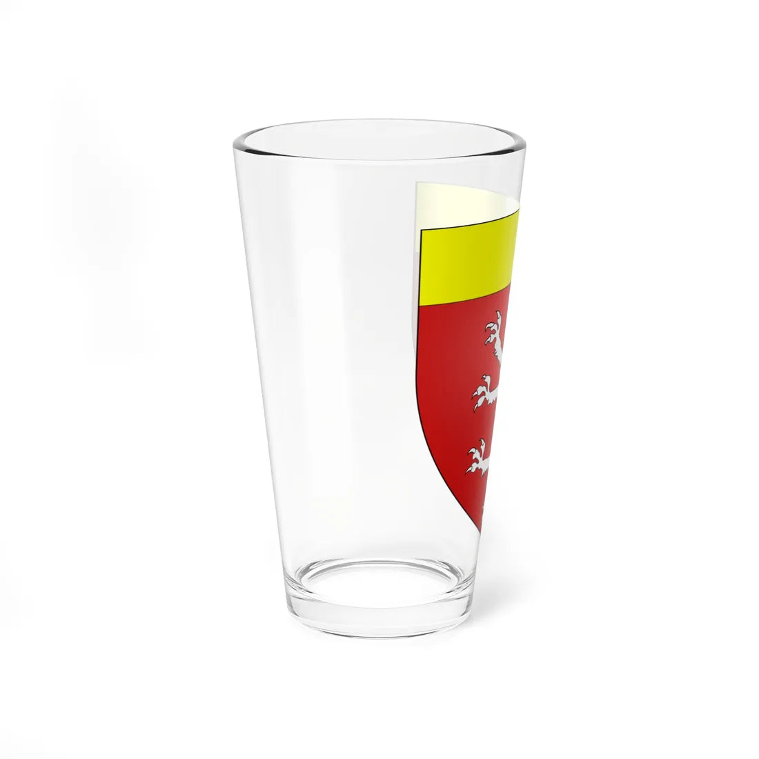 Blason du clan McQuillan (Ireland) (Coat of Arms) Pint Glass 16oz - Go Mug Yourself