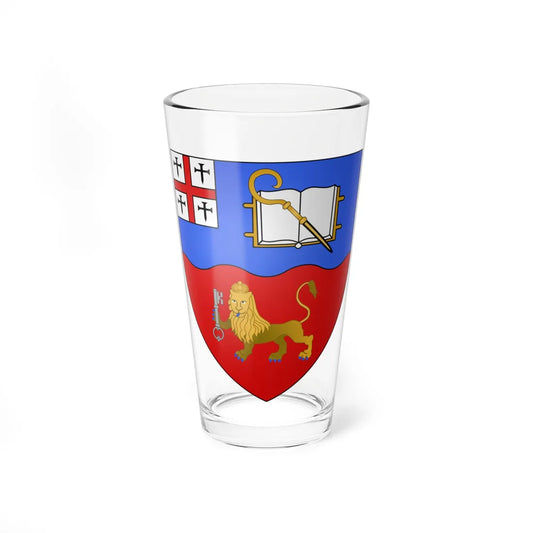 Blason du Diocèse anglican de Québec (Canada) (Coat of Arms) Pint Glass 16oz 16oz - Go Mug Yourself