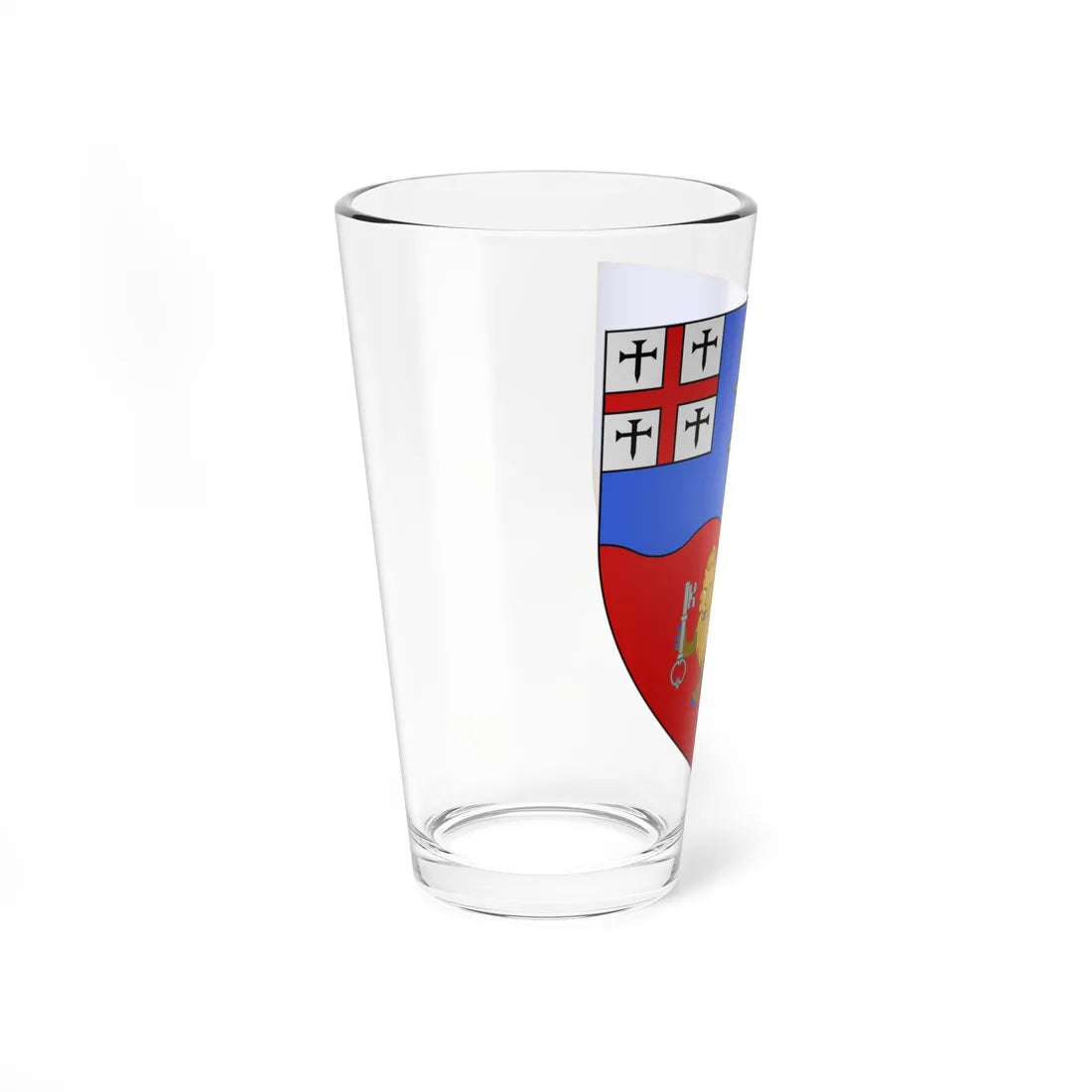 Blason du Diocèse anglican de Québec (Canada) (Coat of Arms) Pint Glass 16oz - Go Mug Yourself