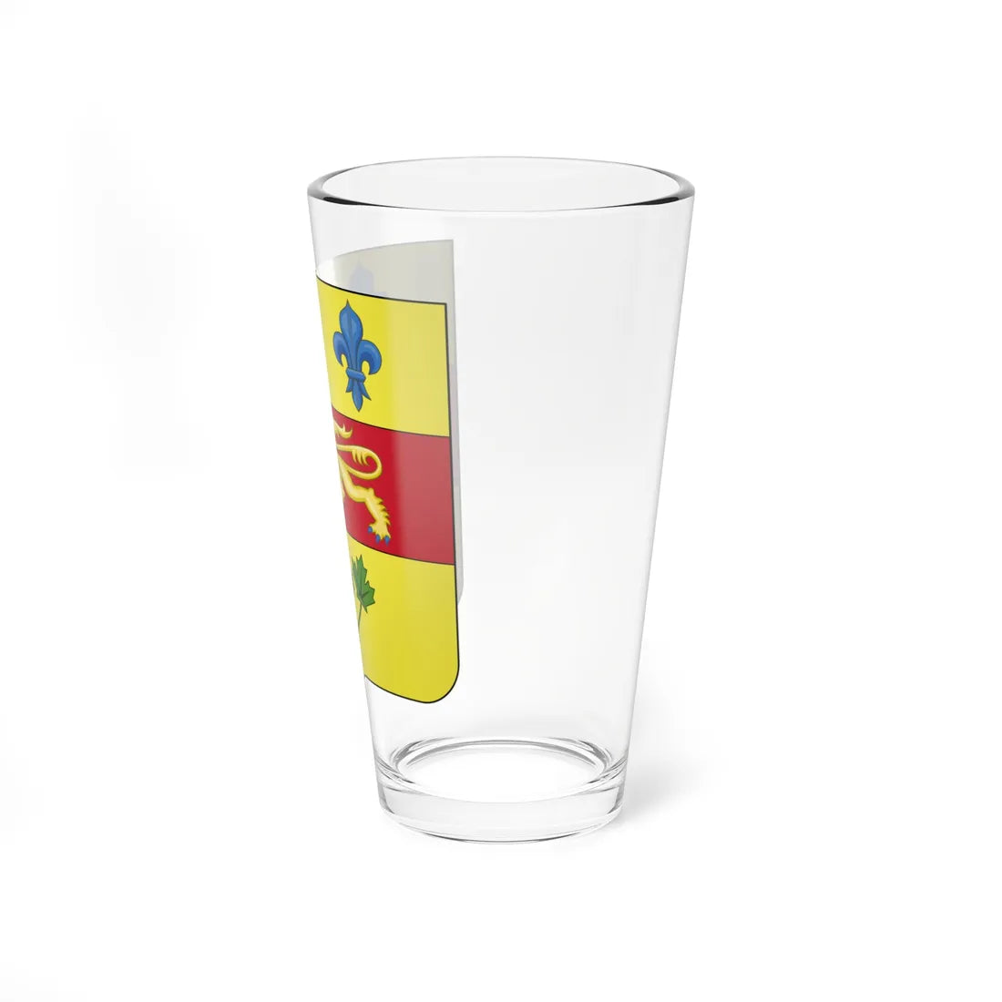 Blason du Québec 1868-1939 - écu moderne (Canada) (Coat of Arms) Pint Glass 16oz - Go Mug Yourself