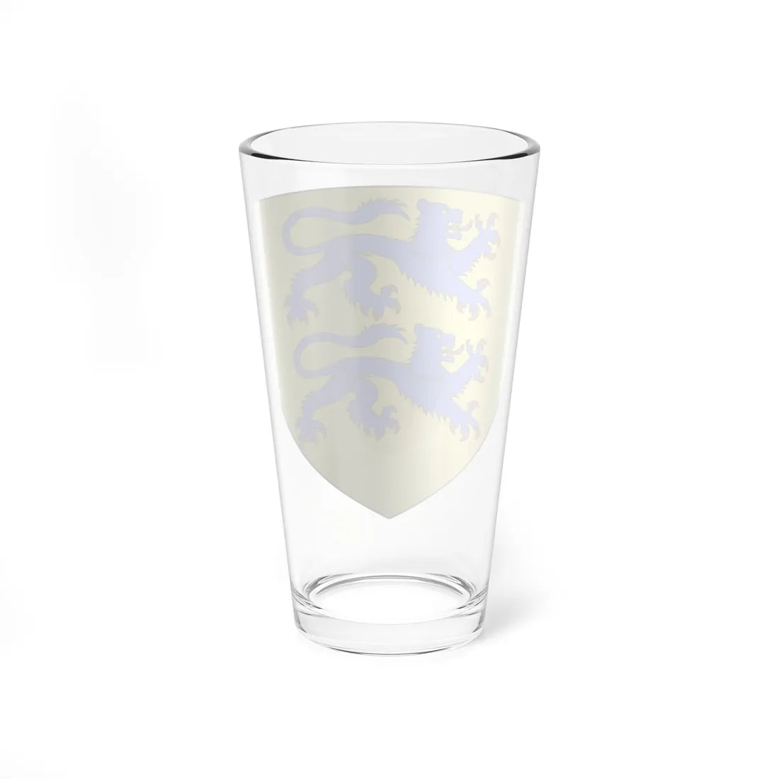Blason Duché de Schleswig (Denmark) (Coat of Arms) Pint Glass 16oz - Go Mug Yourself