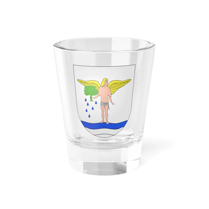 Blason Es famille Abaitua Biscaye (Spain) (Coat of Arms) Shot Glass 1.5oz 1.5oz - Go Mug Yourself