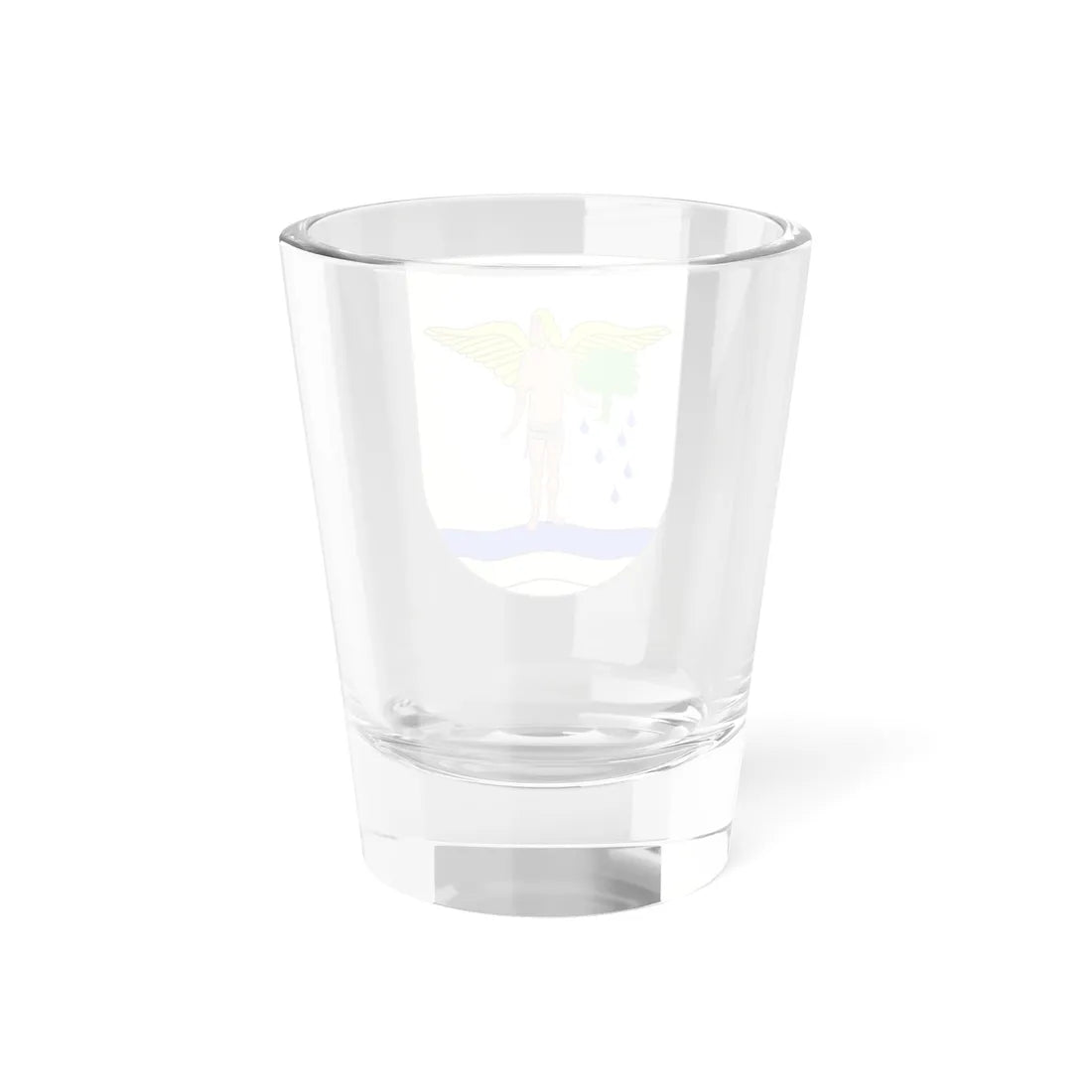 Blason Es famille Abaitua Biscaye (Spain) (Coat of Arms) Shot Glass 1.5oz - Go Mug Yourself