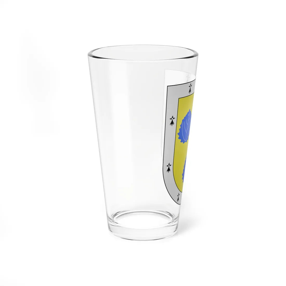 Blason Es famille Abasolo Biscaye (Spain) (Coat of Arms) Pint Glass 16oz - Go Mug Yourself