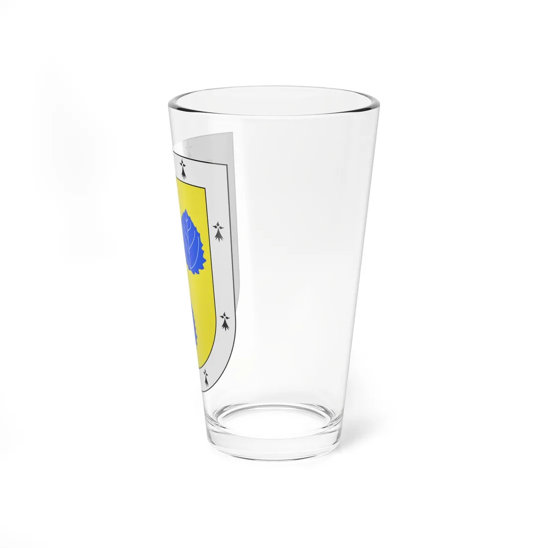 Blason Es famille Abasolo Biscaye (Spain) (Coat of Arms) Pint Glass 16oz - Go Mug Yourself
