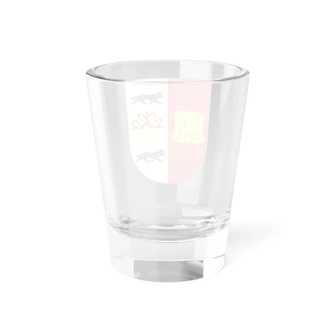 Blason Es famille Abulia Navarre (Spain) (Coat of Arms) Shot Glass 1.5oz - Go Mug Yourself
