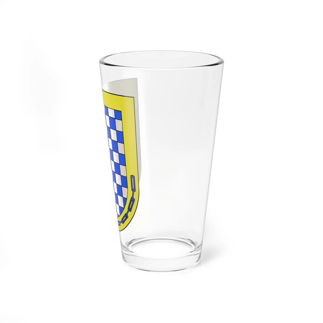 Blason Es famille Ada Basse-Navarre (Spain) (Coat of Arms) Pint Glass 16oz - Go Mug Yourself
