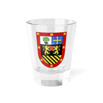 Blason Es famille Adan-de-Yarza Biscaye (Spain) (Coat of Arms) Shot Glass 1.5oz 1.5oz - Go Mug Yourself