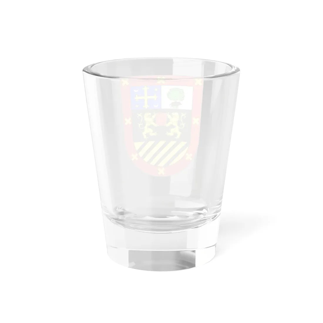 Blason Es famille Adan-de-Yarza Biscaye (Spain) (Coat of Arms) Shot Glass 1.5oz - Go Mug Yourself