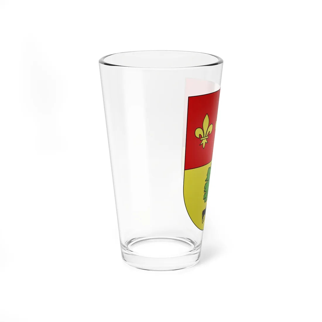 Blason Es famille Aduña Guipuscoa (Spain) (Coat of Arms) Pint Glass 16oz - Go Mug Yourself