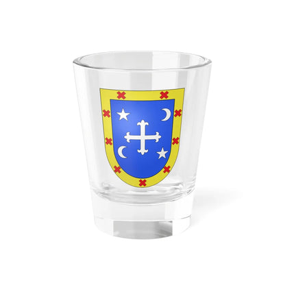 Blason Es famille Adurriagane Biscaye (Spain) (Coat of Arms) Shot Glass 1.5oz 1.5oz - Go Mug Yourself