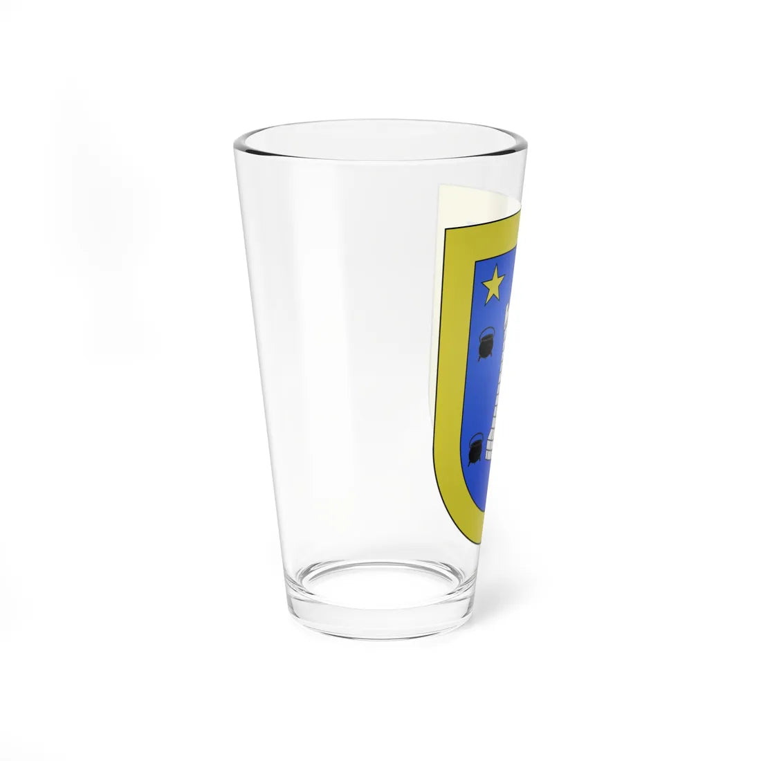 Blason Es famille Aetxaga Saint-Sébastien (Spain) (Coat of Arms) Pint Glass 16oz - Go Mug Yourself