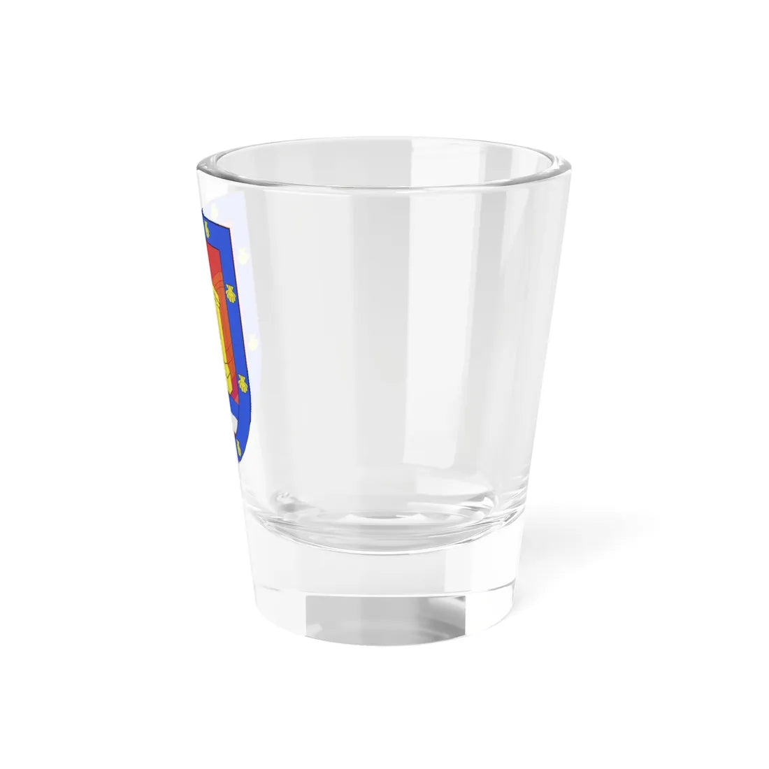 Blason Es famille Aguirre-Recalde Bergara (Spain) (Coat of Arms) Shot Glass 1.5oz - Go Mug Yourself