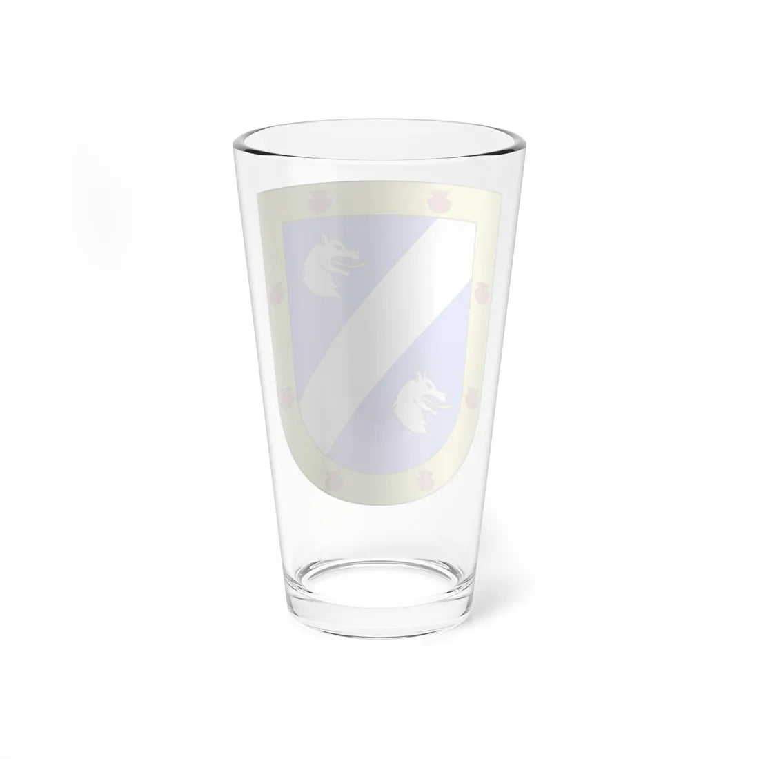 Blason Es famille Aguirreyanza Saint-Sébastien (Spain) (Coat of Arms) Pint Glass 16oz - Go Mug Yourself