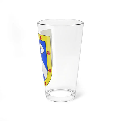 Blason Es famille Aguirreyanza Saint-Sébastien (Spain) (Coat of Arms) Pint Glass 16oz - Go Mug Yourself