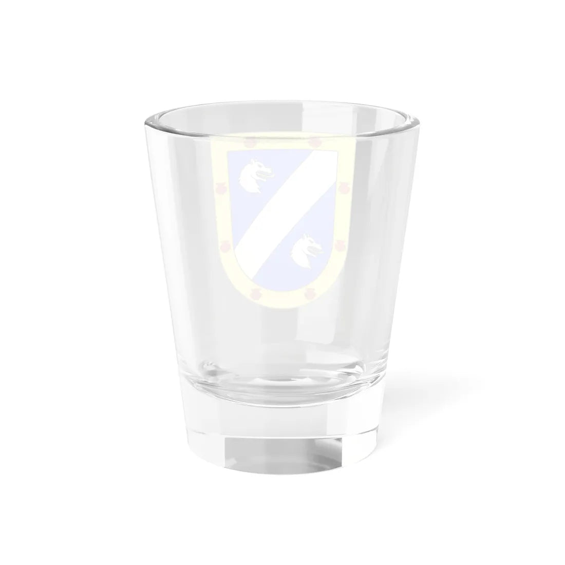 Blason Es famille Aguirreyanza Saint-Sébastien (Spain) (Coat of Arms) Shot Glass 1.5oz - Go Mug Yourself