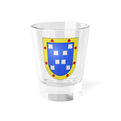 Blason Es famille Akosta Alava (Spain) (Coat of Arms) Shot Glass 1.5oz 1.5oz - Go Mug Yourself