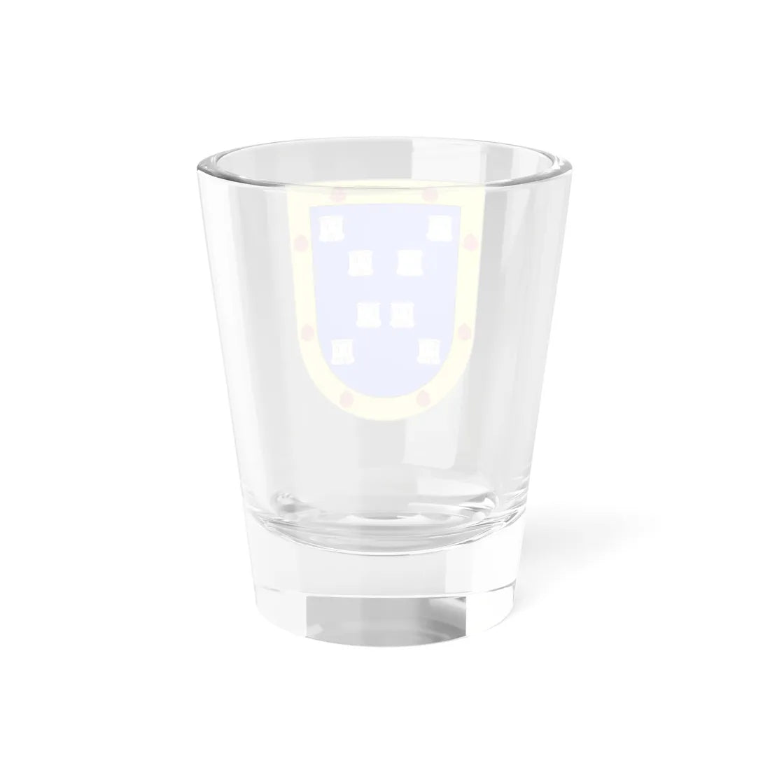 Blason Es famille Akosta Alava (Spain) (Coat of Arms) Shot Glass 1.5oz - Go Mug Yourself