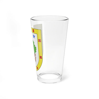 Blason Es famille Aktura Guipuscoa (Spain) (Coat of Arms) Pint Glass 16oz - Go Mug Yourself