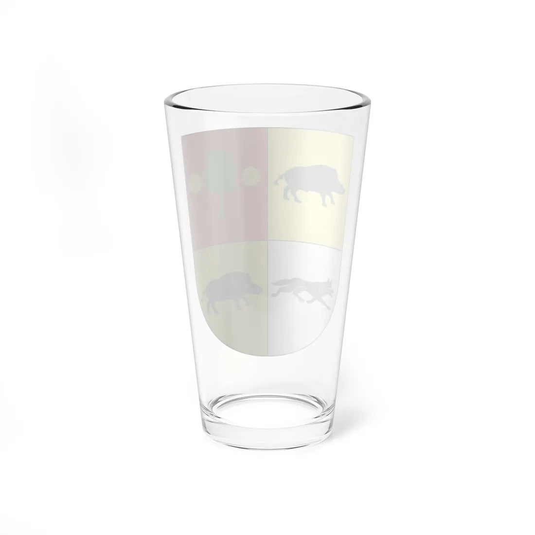 Blason Es famille Akutain Irun (Spain) (Coat of Arms) Pint Glass 16oz - Go Mug Yourself