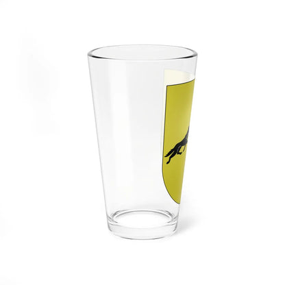 Blason Es famille Albistrig Navarre (Spain) (Coat of Arms) Pint Glass 16oz - Go Mug Yourself