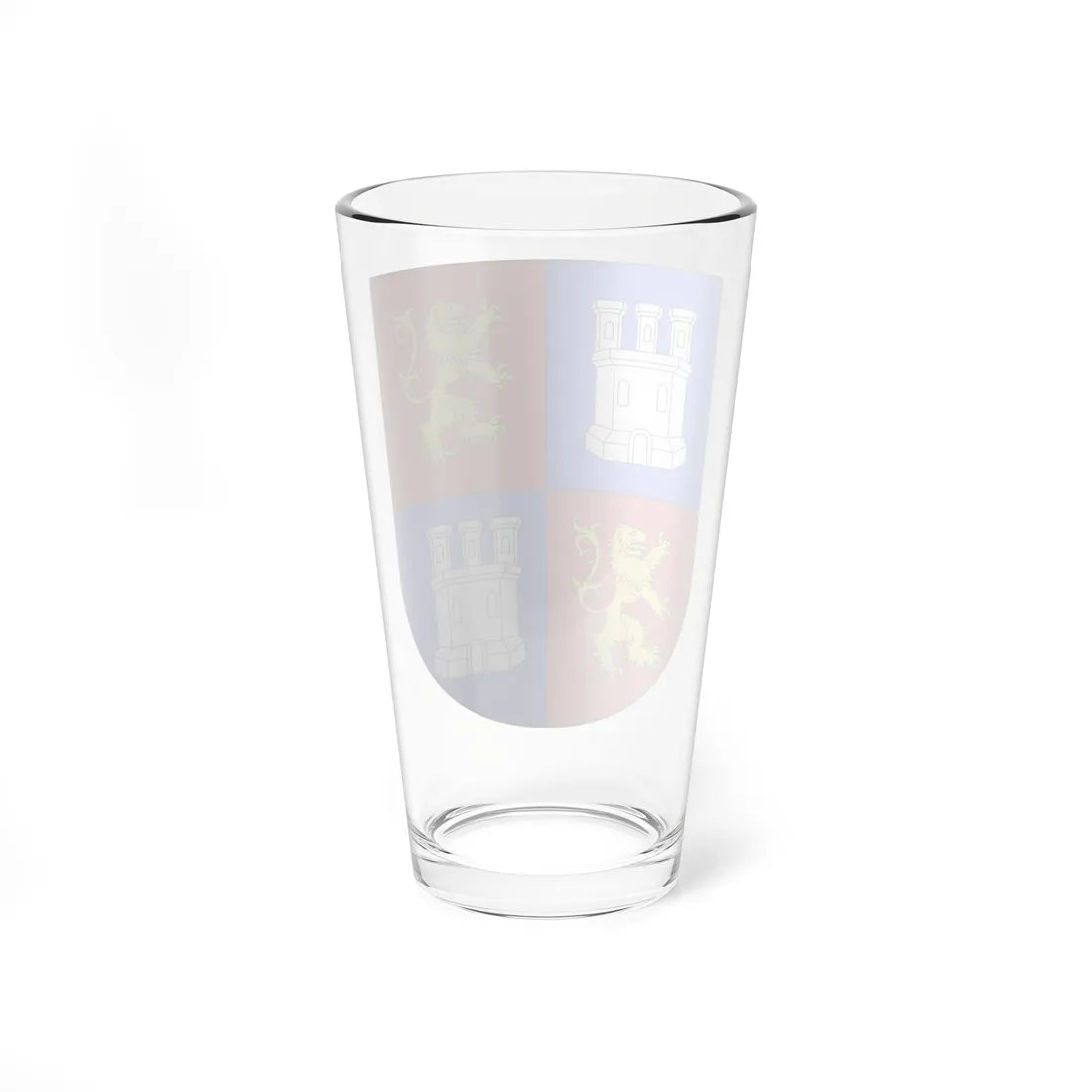 Blason Es famille Albiztur Guipuscoa (Spain) (Coat of Arms) Pint Glass 16oz - Go Mug Yourself