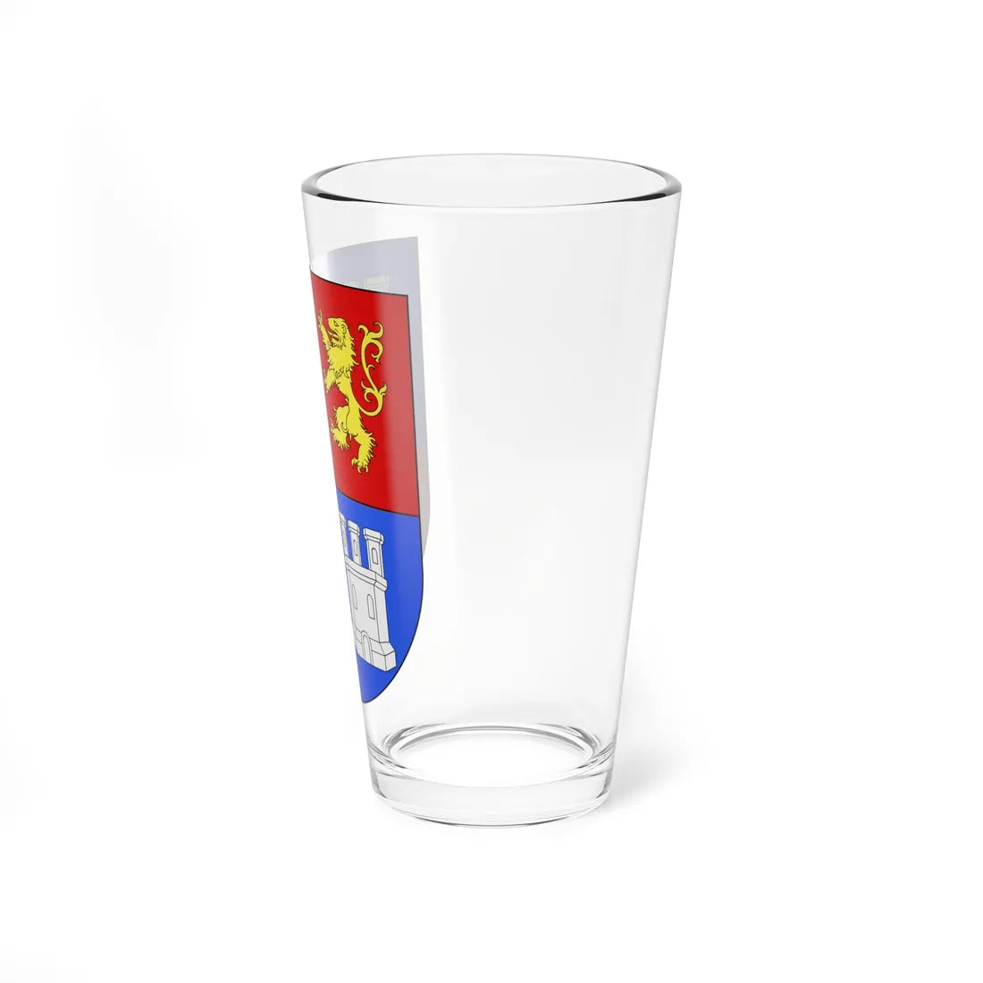 Blason Es famille Albiztur Guipuscoa (Spain) (Coat of Arms) Pint Glass 16oz - Go Mug Yourself