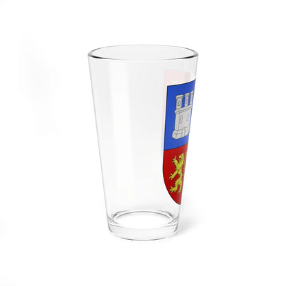 Blason Es famille Albiztur Guipuscoa (Spain) (Coat of Arms) Pint Glass 16oz - Go Mug Yourself