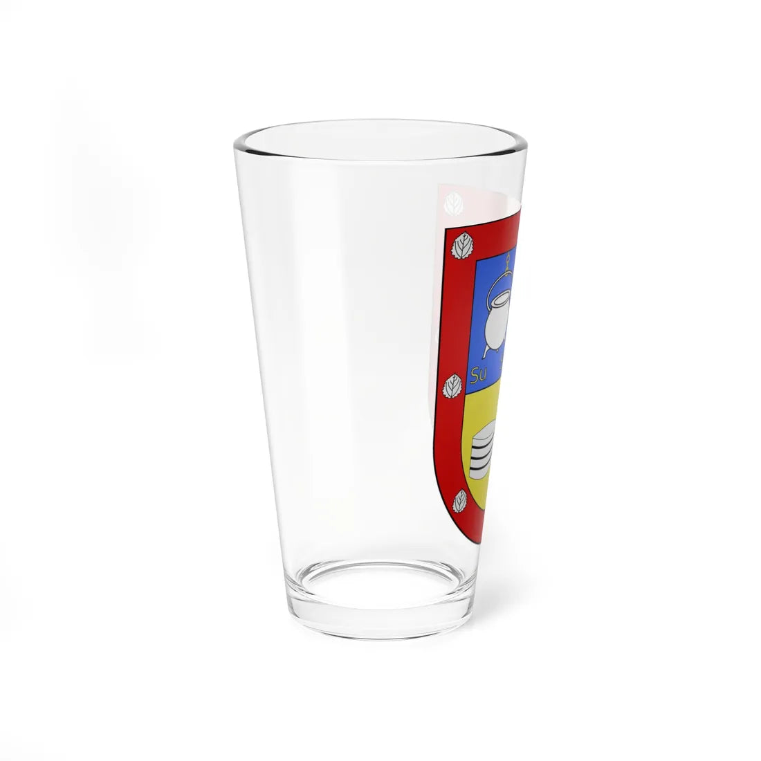 Blason Es famille Albizu Guipuscoa (Spain) (Coat of Arms) Pint Glass 16oz - Go Mug Yourself