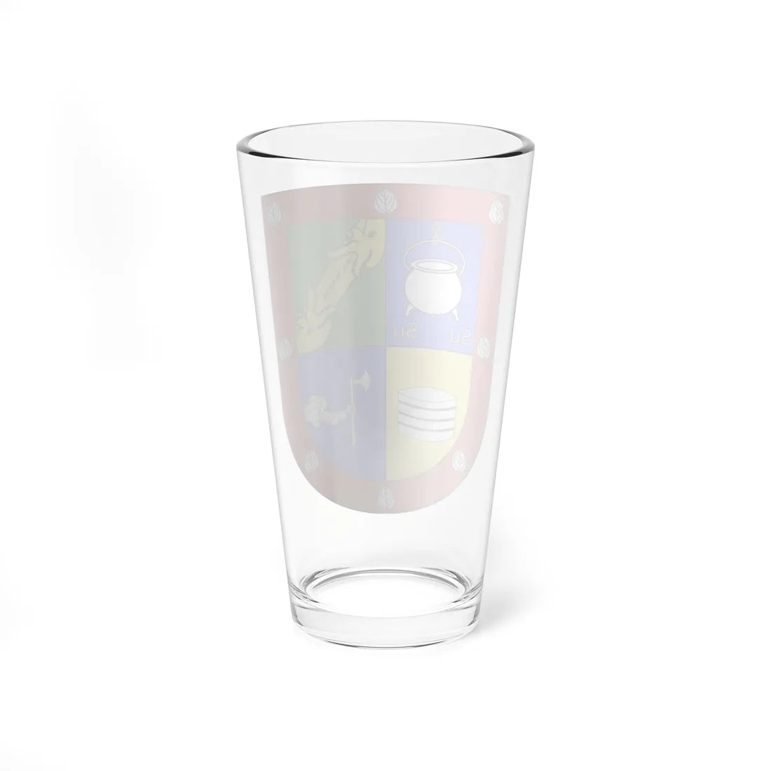 Blason Es famille Albizu Guipuscoa (Spain) (Coat of Arms) Pint Glass 16oz - Go Mug Yourself