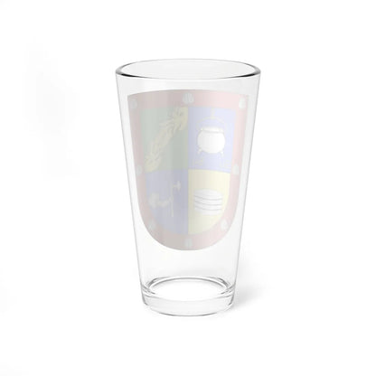 Blason Es famille Albizu Guipuscoa (Spain) (Coat of Arms) Pint Glass 16oz - Go Mug Yourself