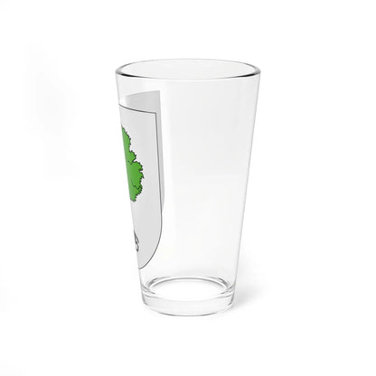 Blason Es famille Alcine Basse-Navarre (Spain) (Coat of Arms) Pint Glass 16oz - Go Mug Yourself