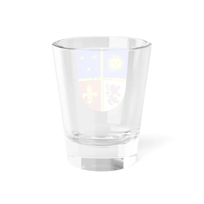 Blason Es famille Aldepedrete Navarre (Spain) (Coat of Arms) Shot Glass 1.5oz - Go Mug Yourself