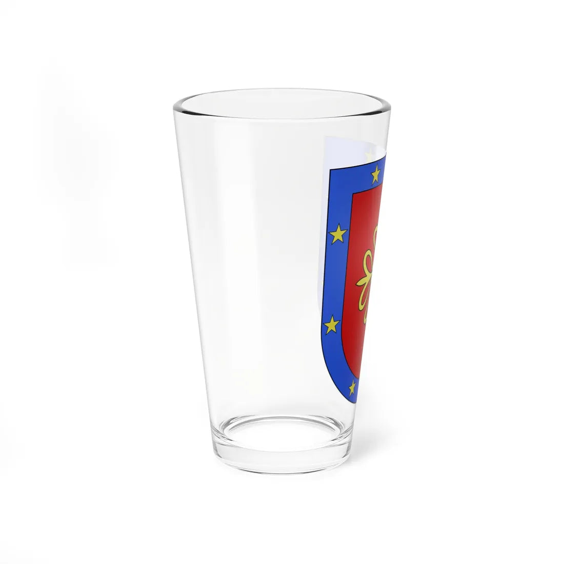 Blason Es famille Alquiza Fontarrabie (Spain) (Coat of Arms) Pint Glass 16oz - Go Mug Yourself
