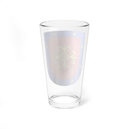 Blason Es famille Alquiza Fontarrabie (Spain) (Coat of Arms) Pint Glass 16oz - Go Mug Yourself