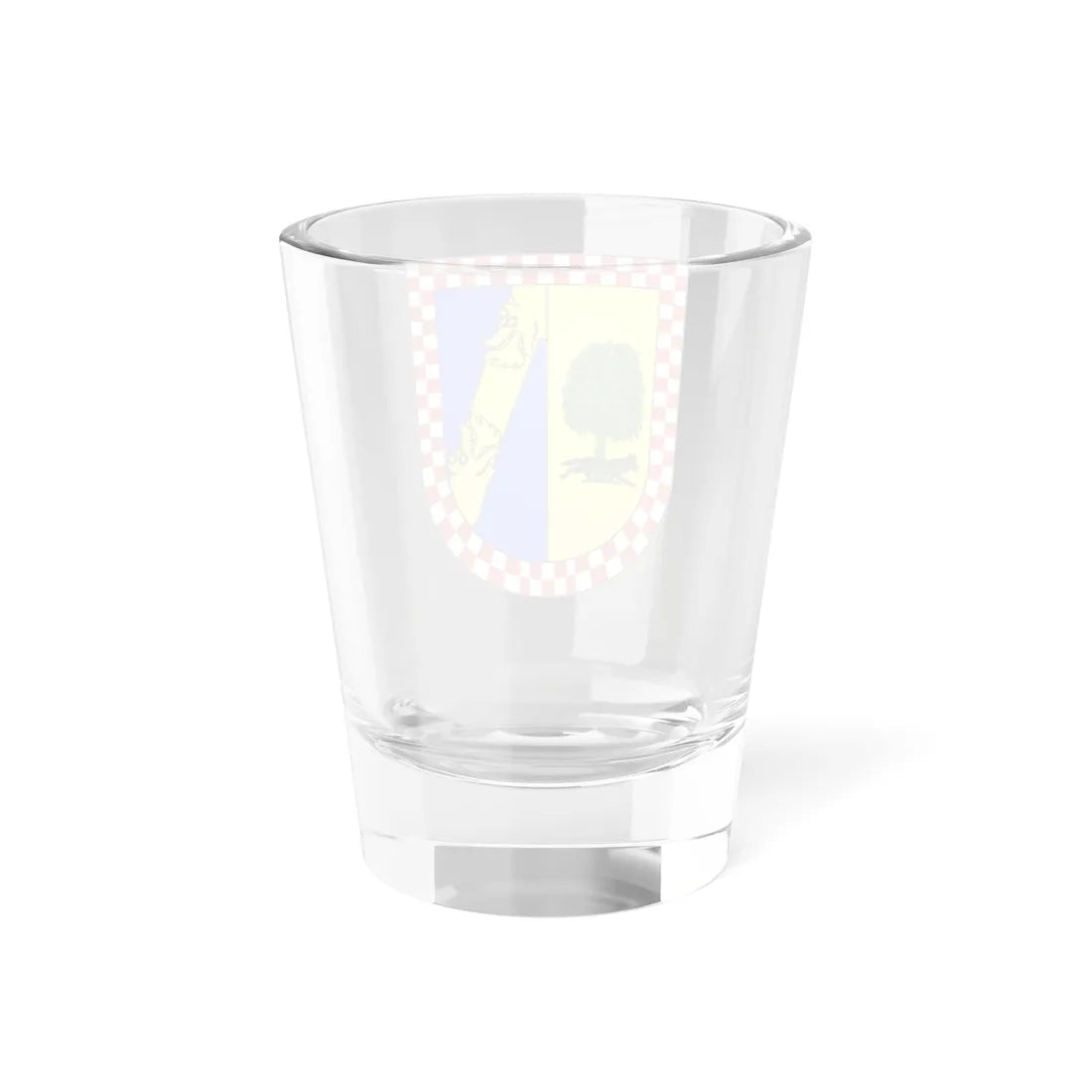 Blason Es famille Alzate Elgoibar (Spain) (Coat of Arms) Shot Glass 1.5oz - Go Mug Yourself