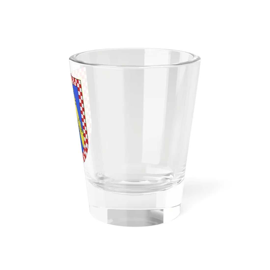 Blason Es famille Alzate Elgoibar (Spain) (Coat of Arms) Shot Glass 1.5oz - Go Mug Yourself