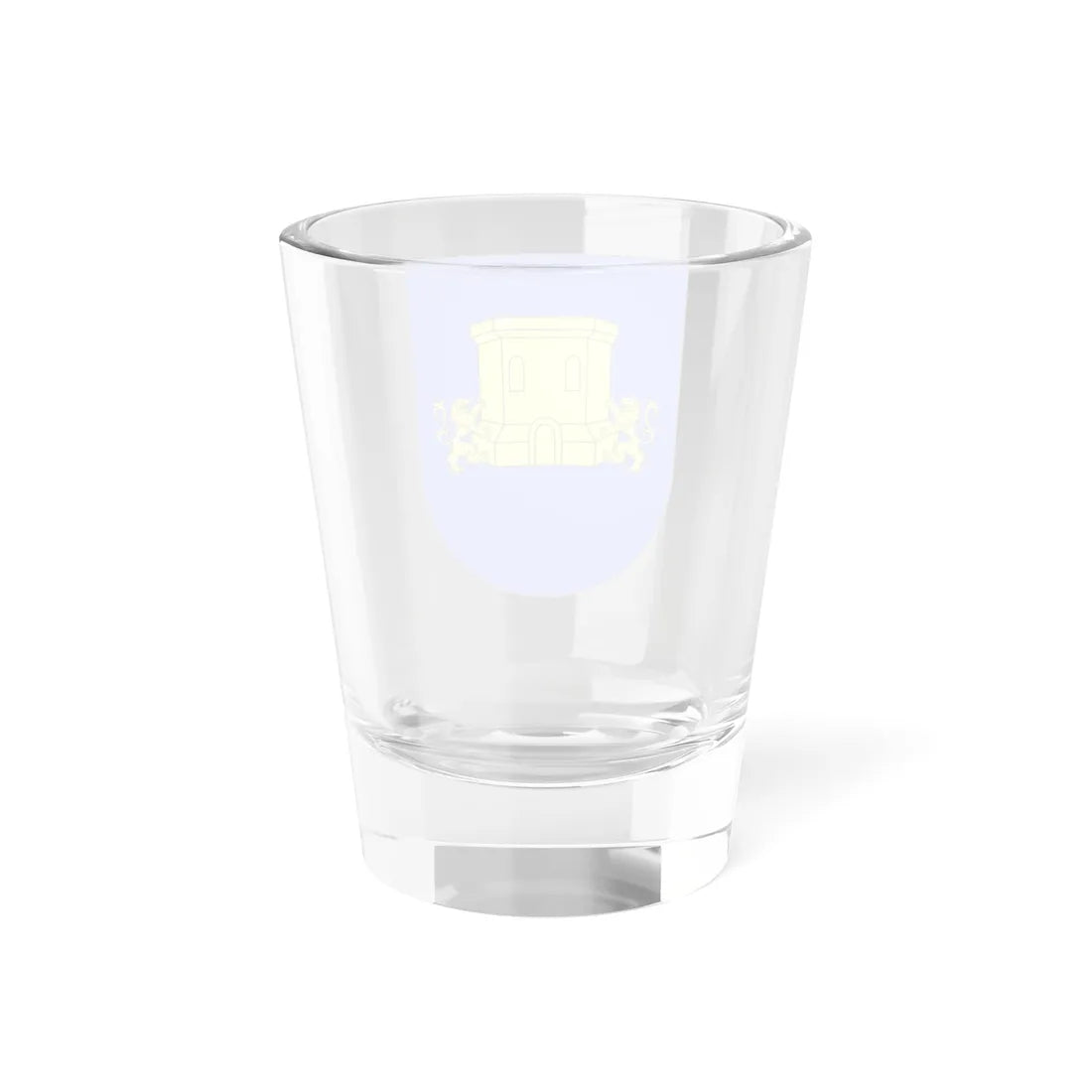 Blason Es famille Alzubide Irun (Spain) (Coat of Arms) Shot Glass 1.5oz - Go Mug Yourself