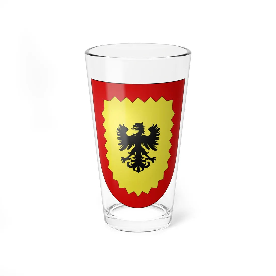 Blason Es famille Amasorain Donosti (Spain) (Coat of Arms) Pint Glass 16oz 16oz - Go Mug Yourself