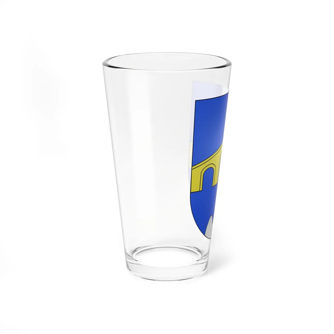 Blason Es famille Amigot Roncal (Spain) (Coat of Arms) Pint Glass 16oz - Go Mug Yourself