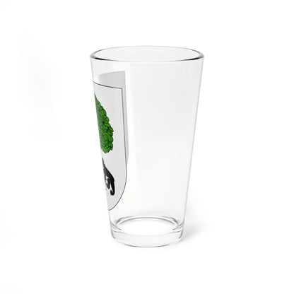 Blason Es famille Amorena Baztan (Spain) (Coat of Arms) Pint Glass 16oz - Go Mug Yourself