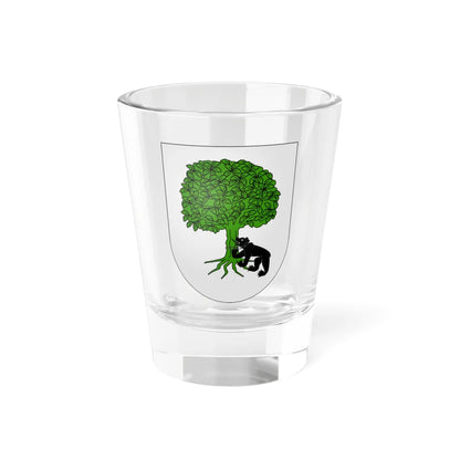 Blason Es famille Amorena Baztan (Spain) (Coat of Arms) Shot Glass 1.5oz 1.5oz - Go Mug Yourself