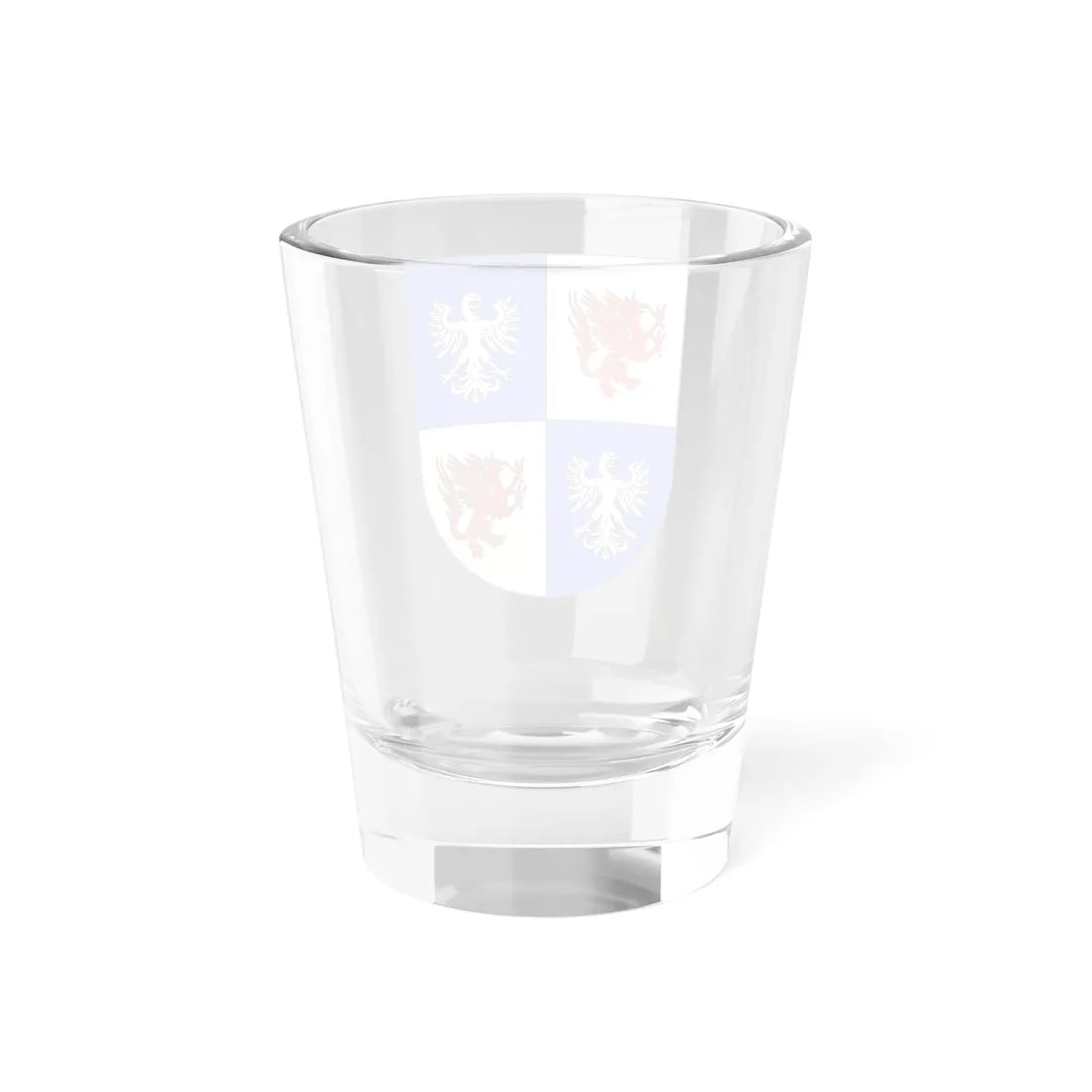 Blason Es famille Anduaga Guipuscoa (Spain) (Coat of Arms) Shot Glass 1.5oz - Go Mug Yourself