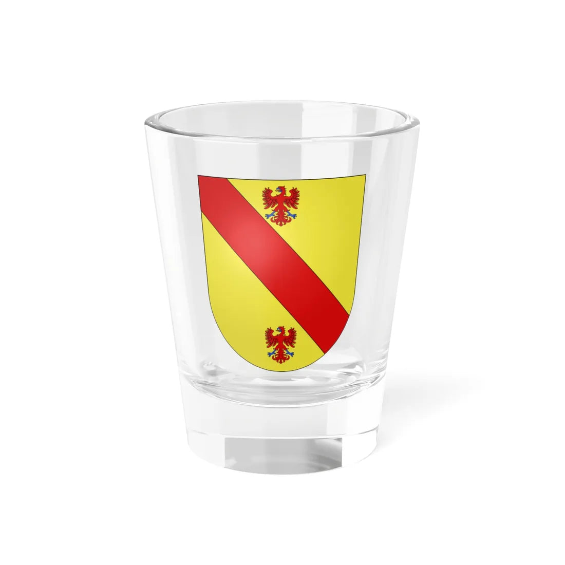Blason Es famille Anizketa Donosti (Spain) (Coat of Arms) Shot Glass 1.5oz 1.5oz - Go Mug Yourself