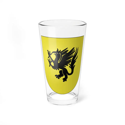 Blason Es famille Aoiz Navarre (Spain) (Coat of Arms) Pint Glass 16oz 16oz - Go Mug Yourself