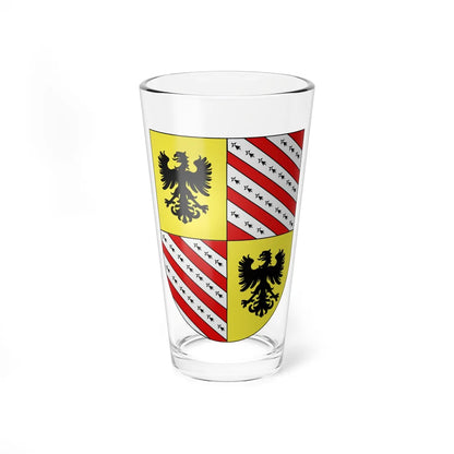 Blason Es famille Aoiz Pampelune (Spain) (Coat of Arms) Pint Glass 16oz 16oz - Go Mug Yourself