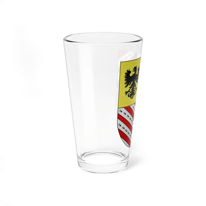 Blason Es famille Aoiz Pampelune (Spain) (Coat of Arms) Pint Glass 16oz - Go Mug Yourself